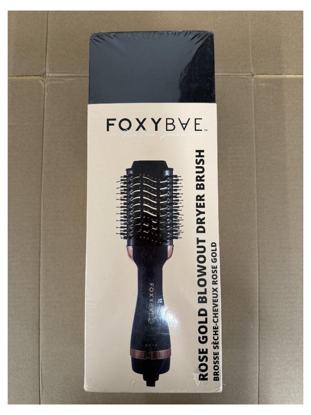 Foxybae Rose Gold Blowout Dryer Hairbrush HAB-RGUS NEW SEALED